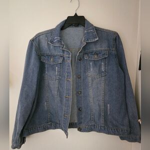Shein 0XL Jean jacket.